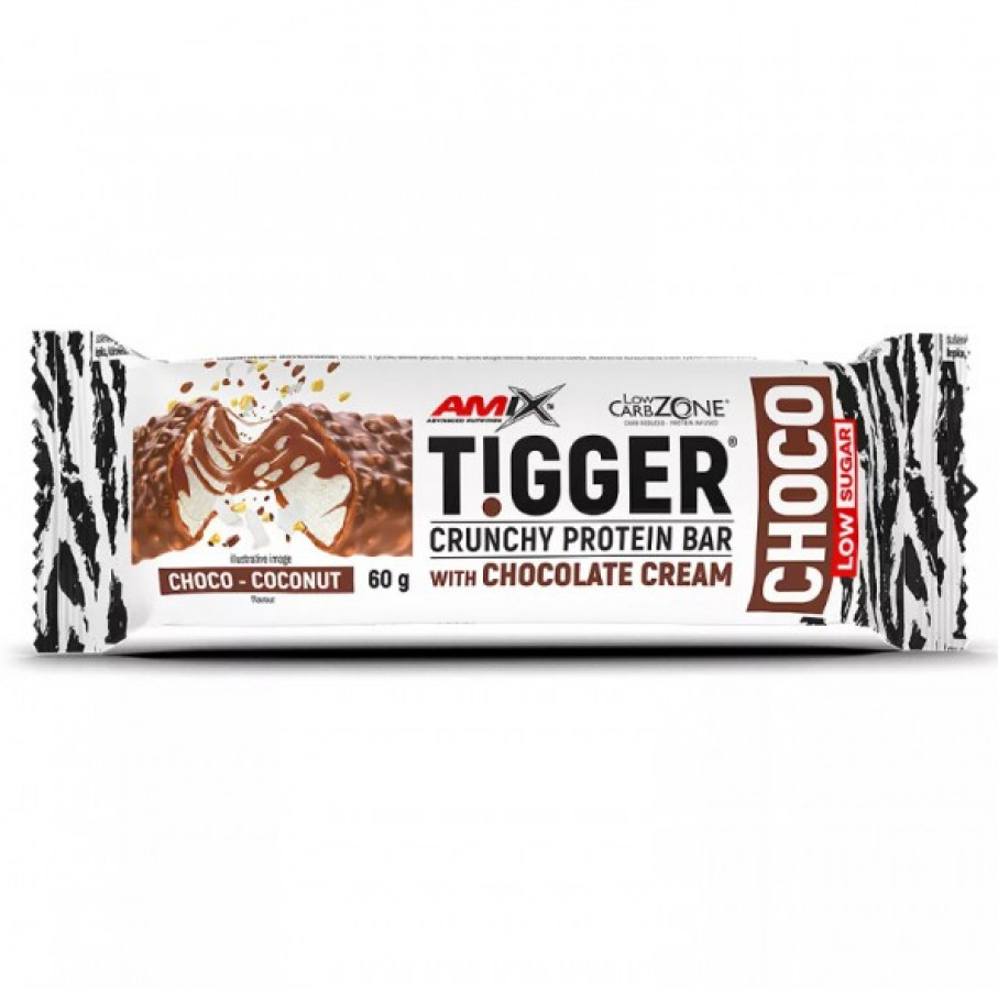 Батончик TiggerZero Choco Protein Bar - 60г 1/20 - Marzipan Cake