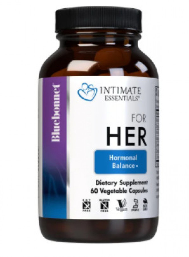 Добавка для нормализации гормонального фона "For Her Hormonal Balance" Bluebonnet Nutrition, 60 капсул