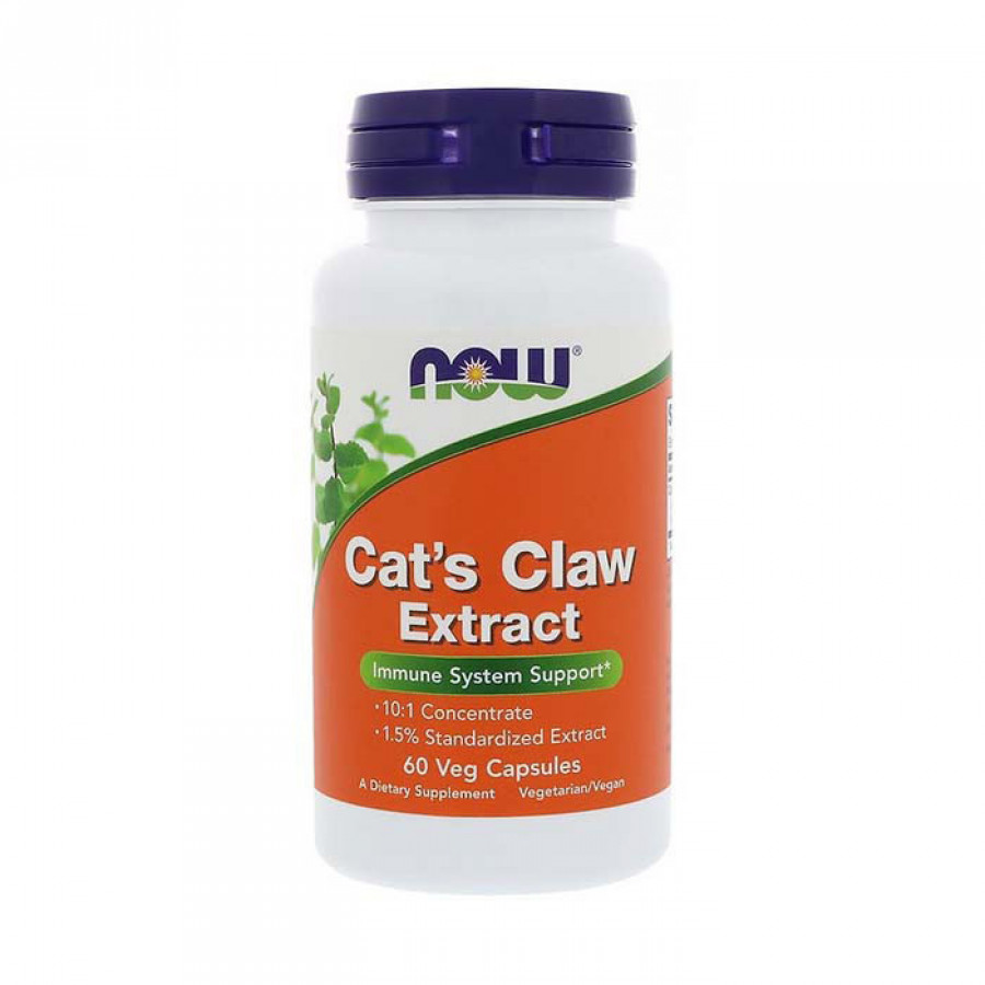 Экстракт кошачьего когтя "Cat`s Claw Extract" Now Foods, 334 мг, 60 капсул