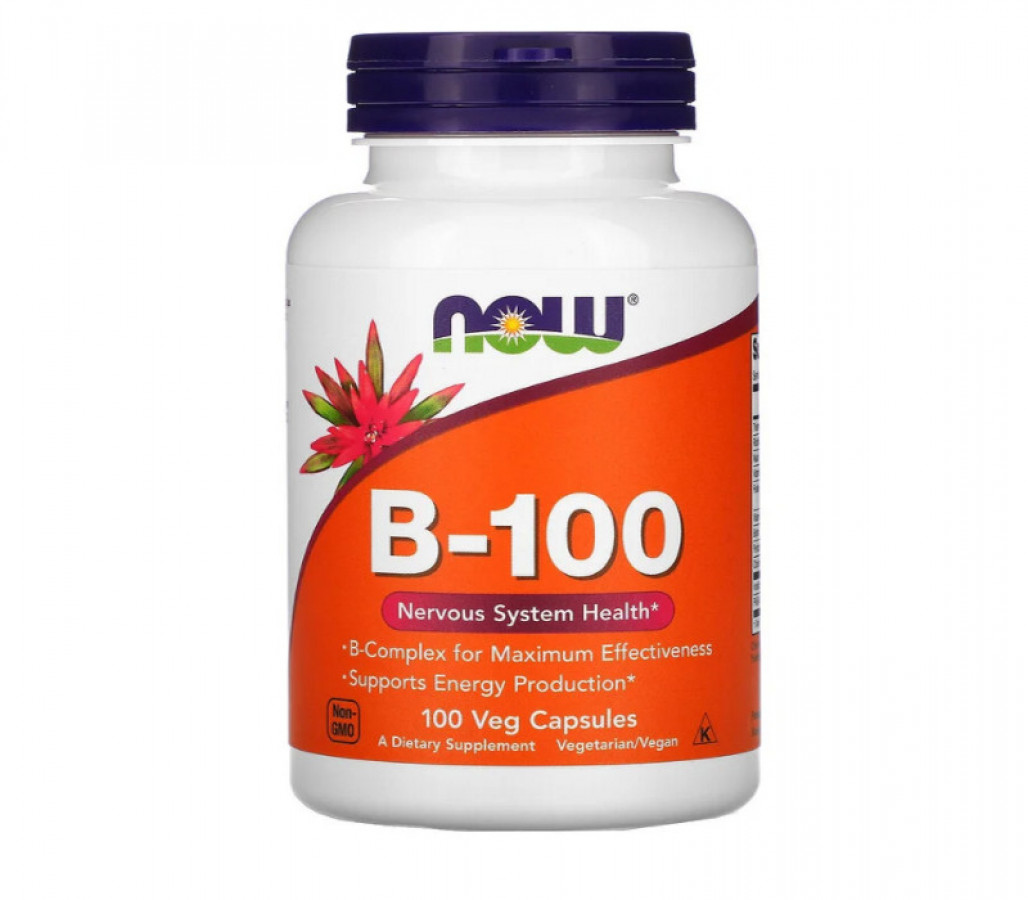Витамины группы В "B-100" Now Foods, 100 капсул