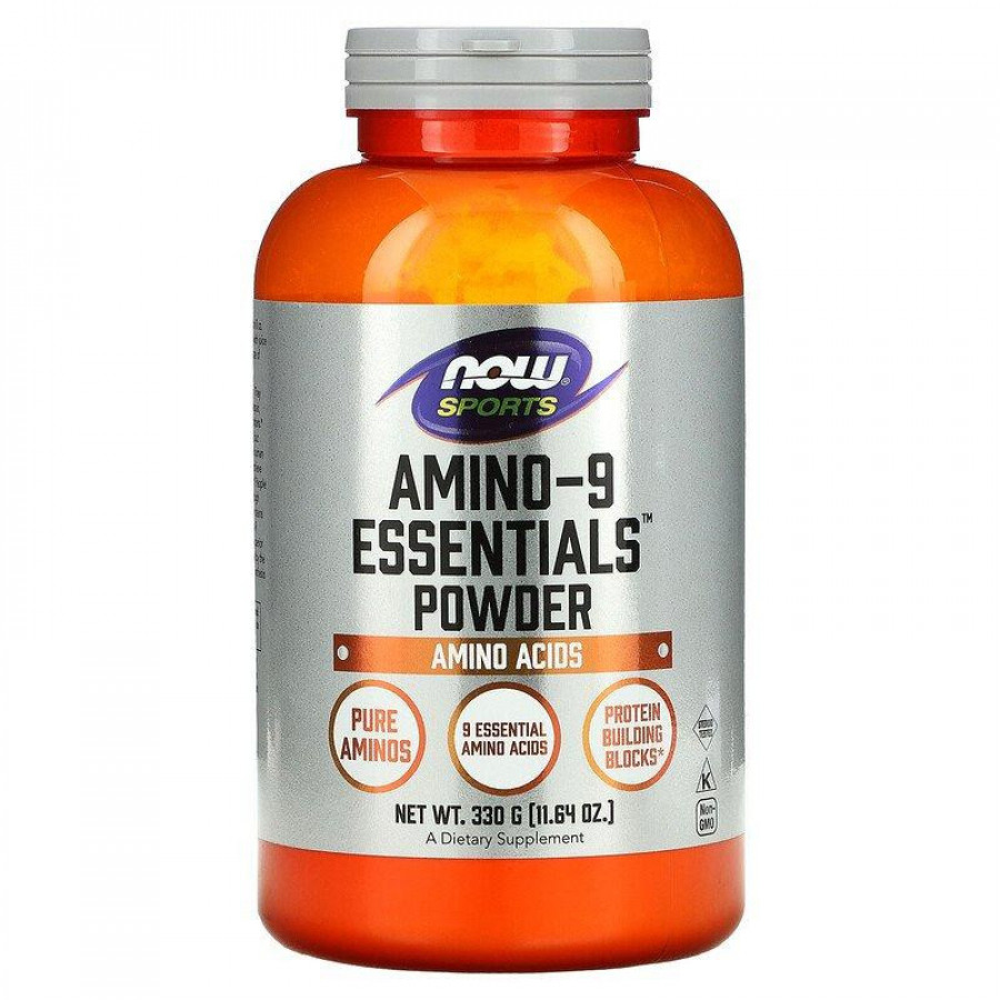 Комплекс незаменимых аминокислот "Amino-9 Essentials Power" Now Foods, 330 г