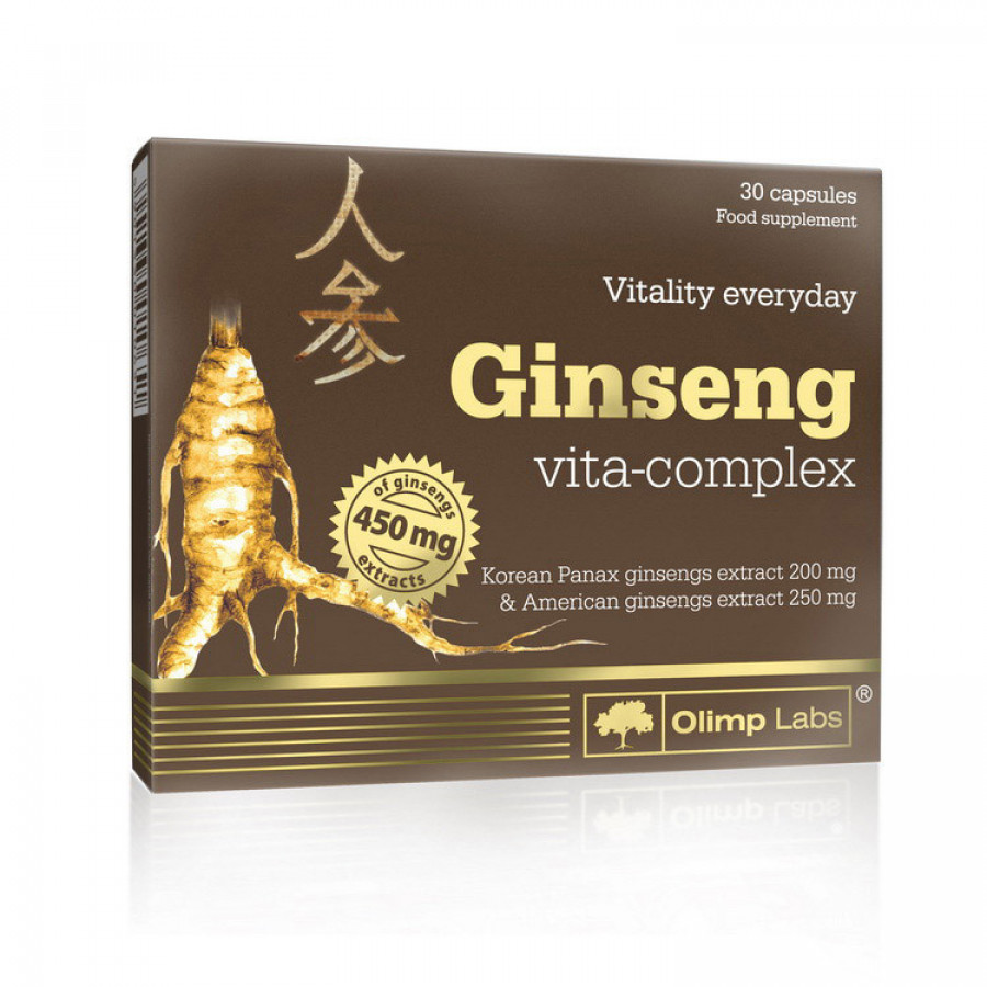 Экстракт женьшеня с витаминами группы В "Ginseng Vita Complex" OLIMP, 30 капсул