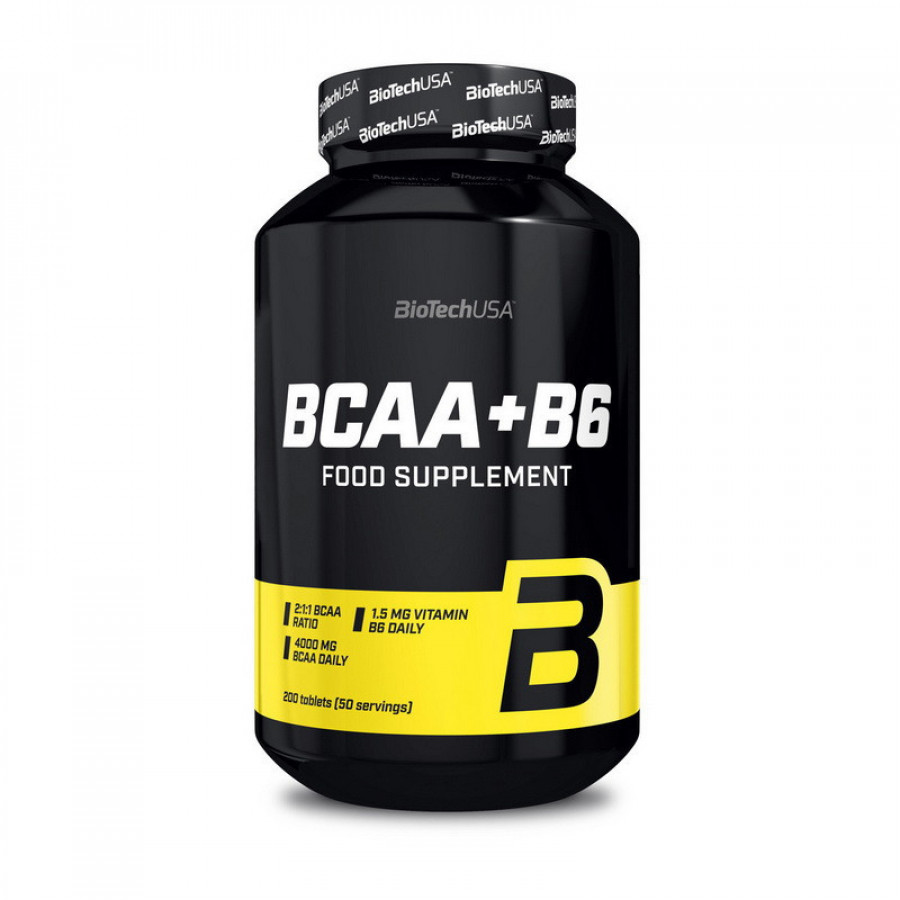BCAA + B6, BioTech, 200 таблеток