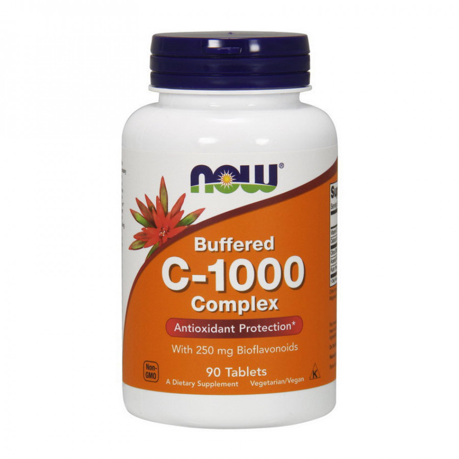 Комплекс буферизованного витамина С "C-1000 Complex" Now Foods, 1000 мг, 90 таблеток