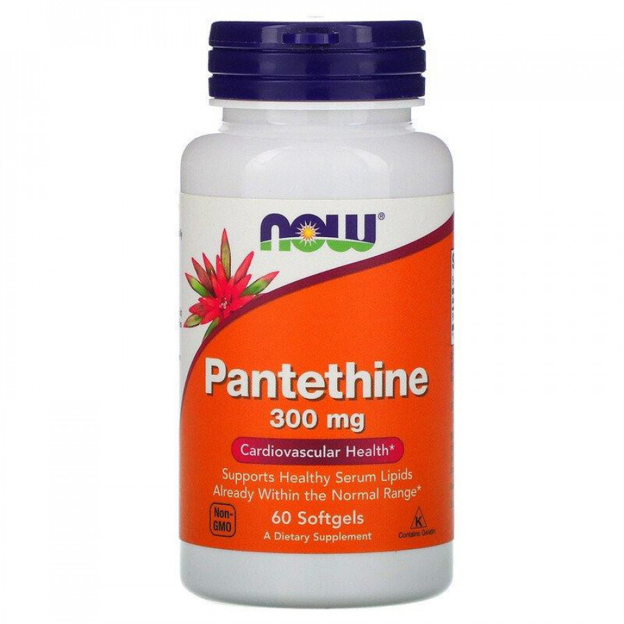 Пантетин "Pantethine 300 mg" Now Foods, 60 капсул