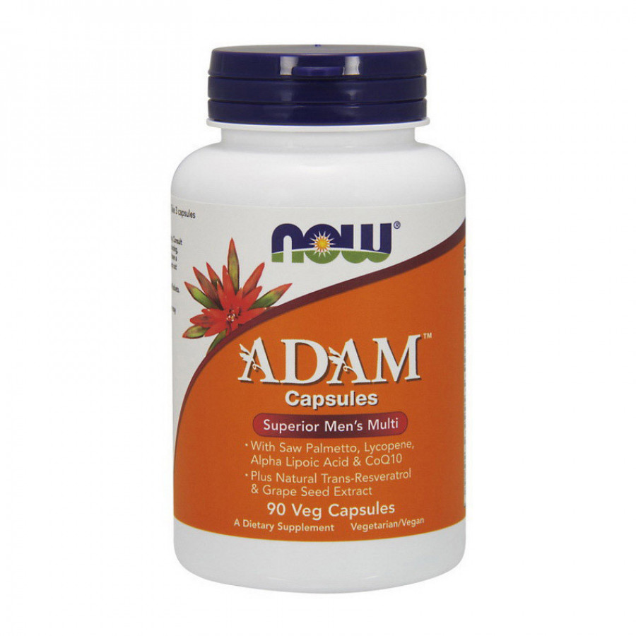 Витамины для мужчин Адам "Adam Capsules" Now Foods, 90 капсул