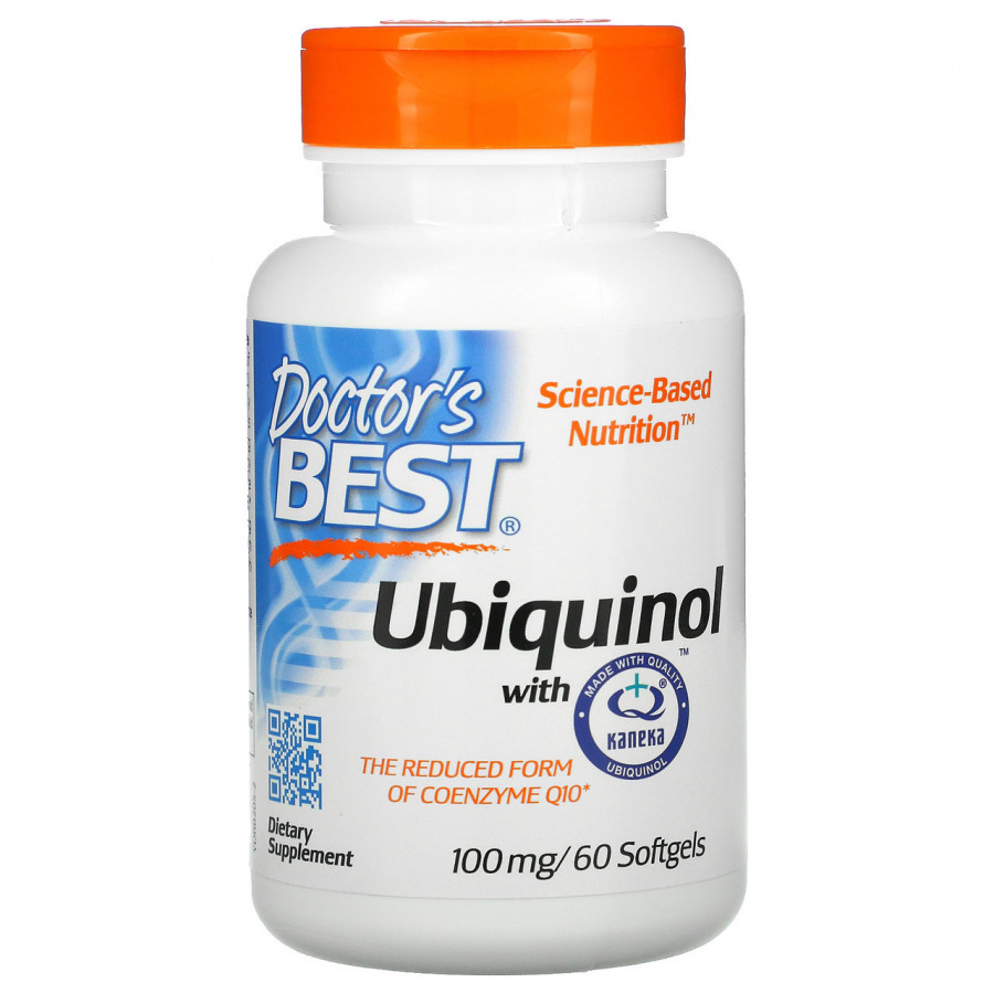 Убихинол "Ubiquinol" 100 мг, Doctor's Best, 60 капсул