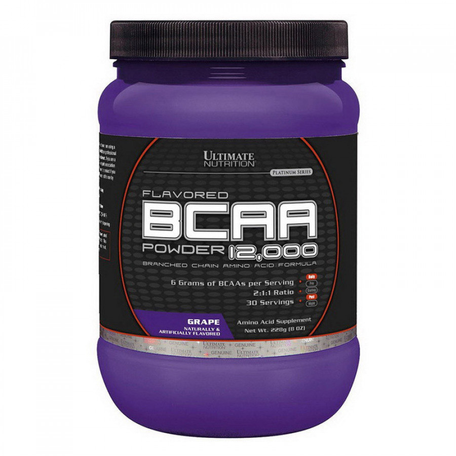 Аминокислоты BCAA, Ultimate Nutrition, 12,000, ассортимент вкусов, 228 г