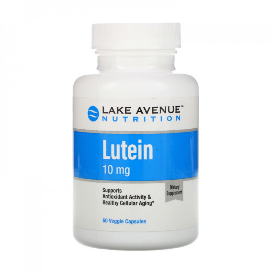 Лютеин, 10 мг, Lake Avenue Nutrition, 60 капсул