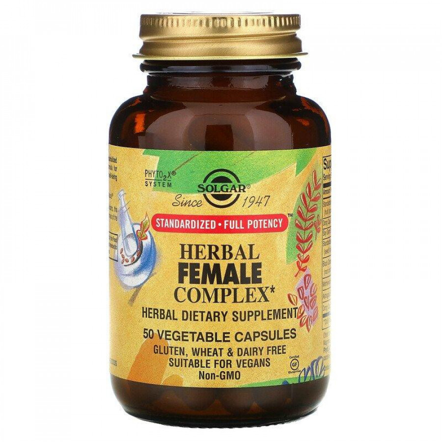 Травяной комплекс для женщин "Herbal Female Complex" Solgar, 50 капсул