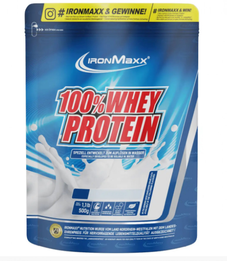 100% Whey Protein - 500 г (пакет) - Банановый йогурт