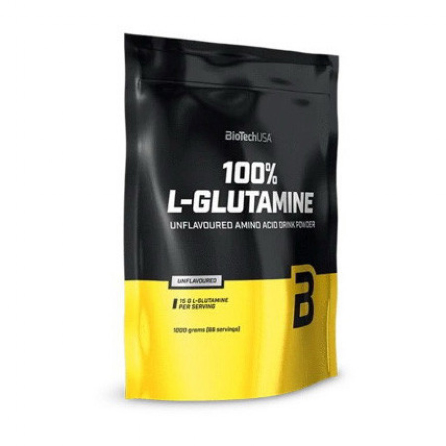 Глутамин "100% L-Glutamine" BioTech, 5000 мг, 1 кг