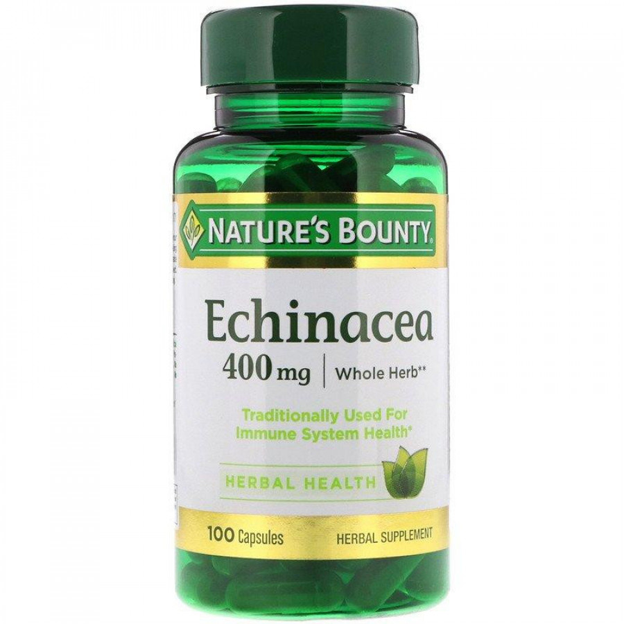 Эхинацея, 400 мг, Nature's Bounty, 100 капсул