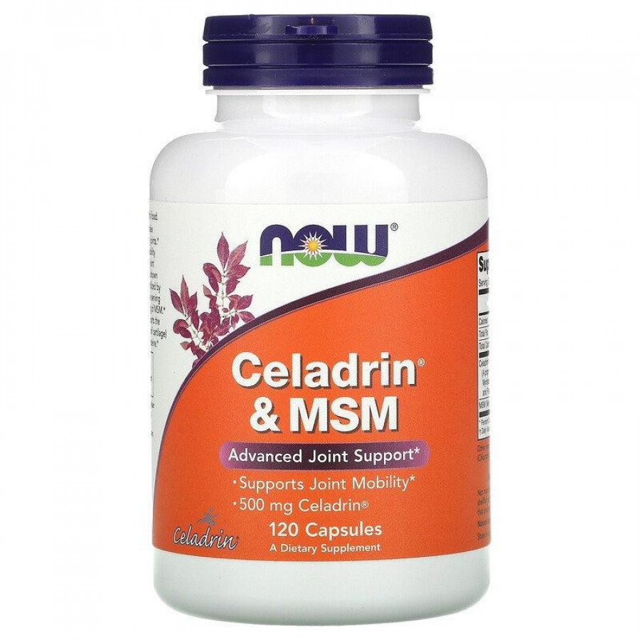 Целадрин и МСМ "Celadrin & MSM" Now Foods, 120 капсул