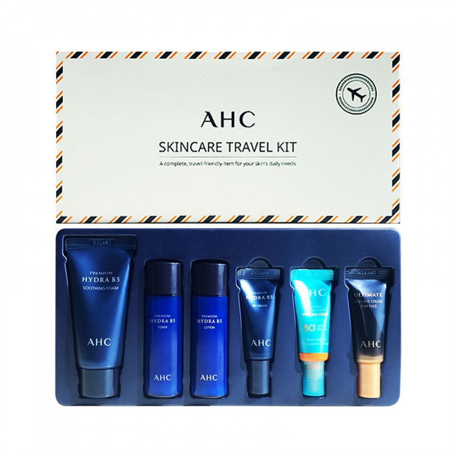 Набор миниатюр для кожи лица Skin Care Travel Kit, AHC, 95 мл