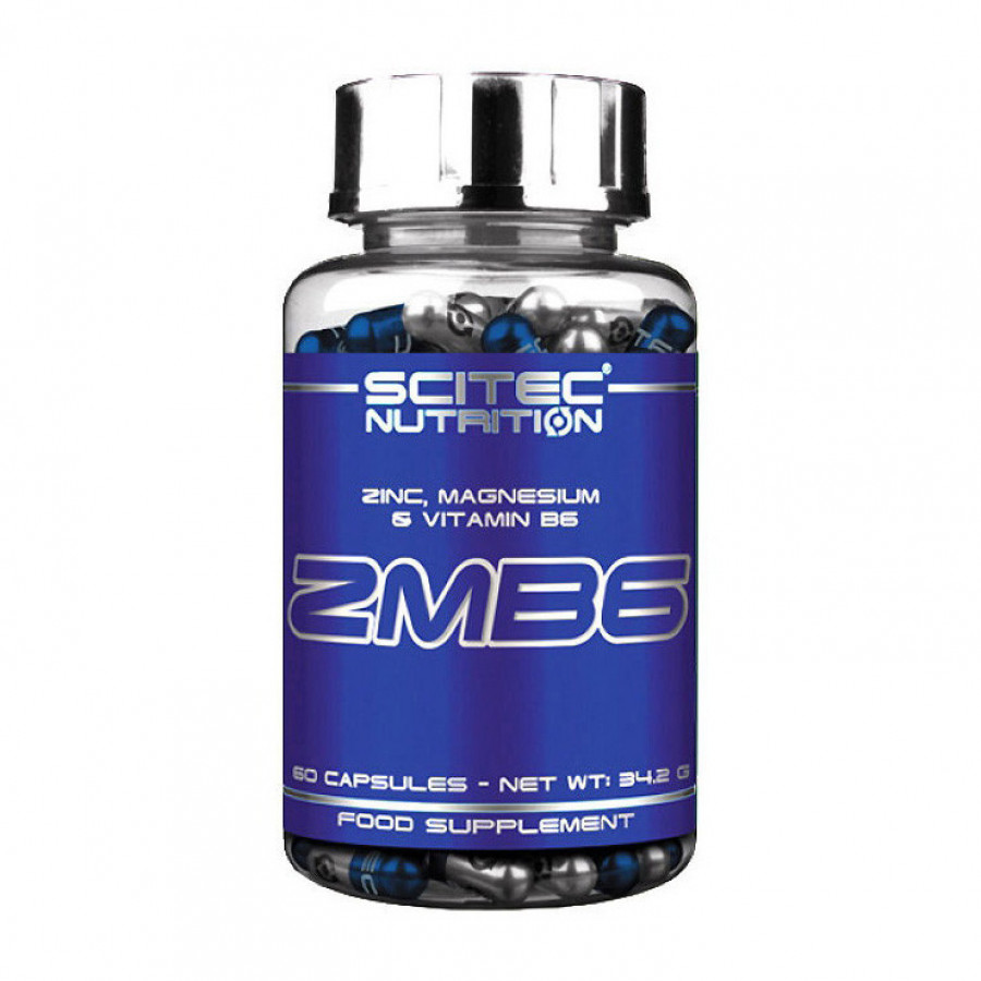 Комплекс витаминов и минералов "ZMB6" Scitec Nutrition, 60 капсул