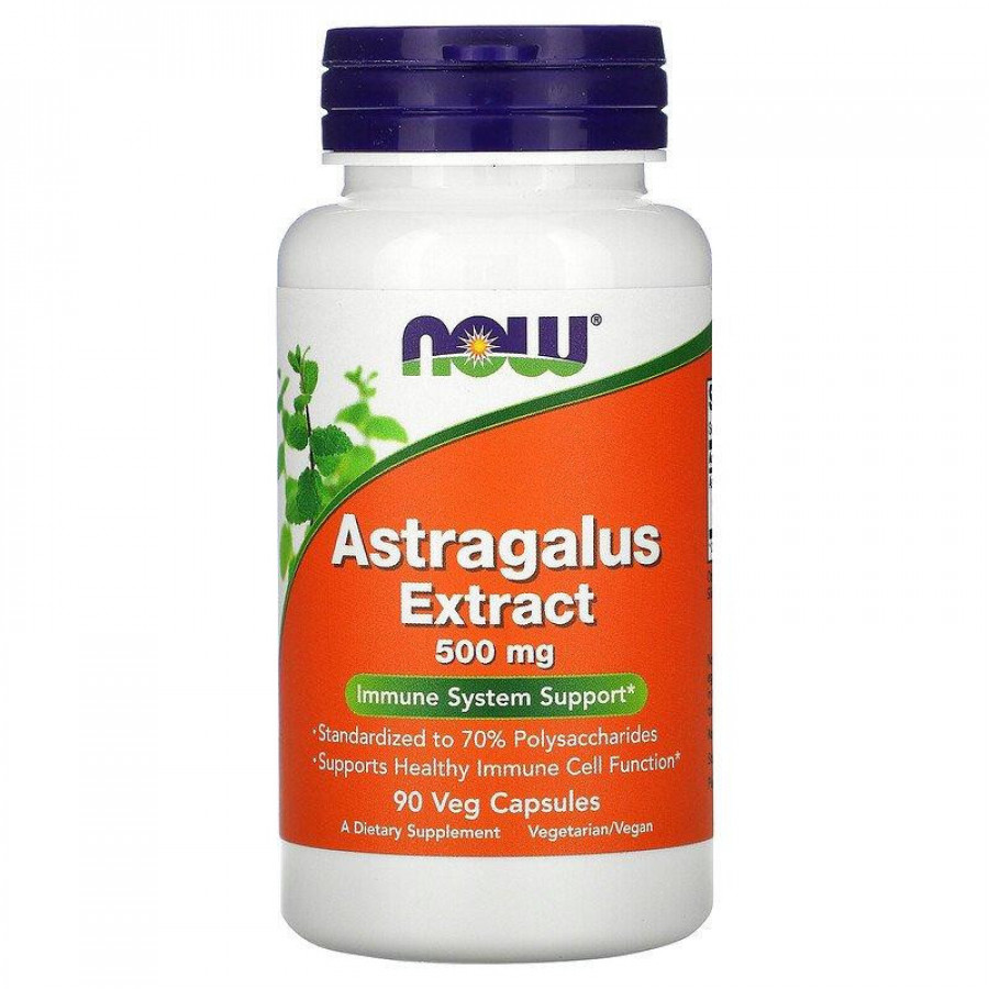 Астрагал "Astragalus Extract" Now Foods, 500 мг, 90 капсул