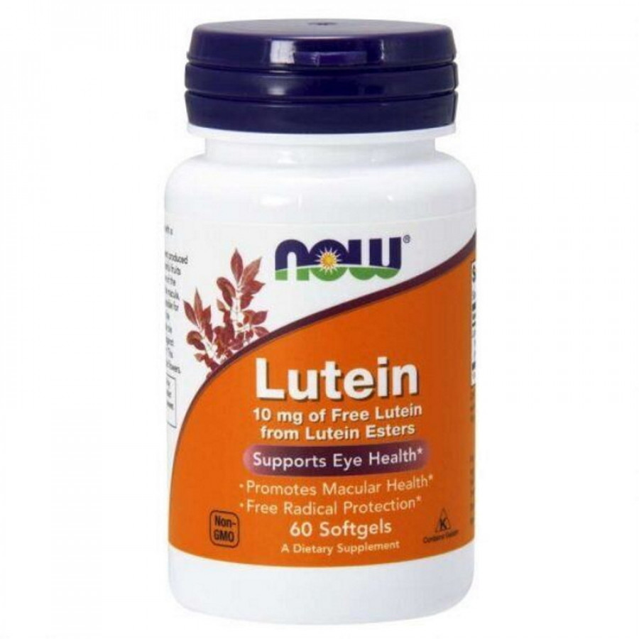 Лютеин "Lutein" Now Foods, 10 мг, 60 капсул