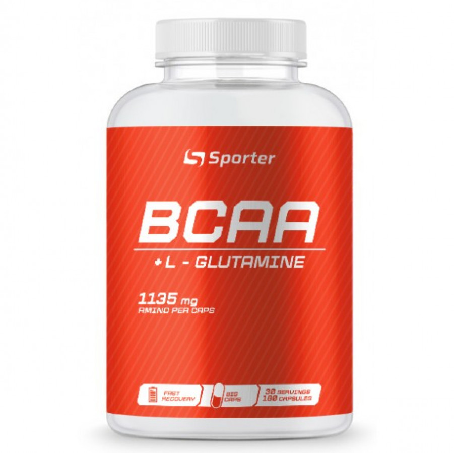 BCAA + Glutamine - 180 капс