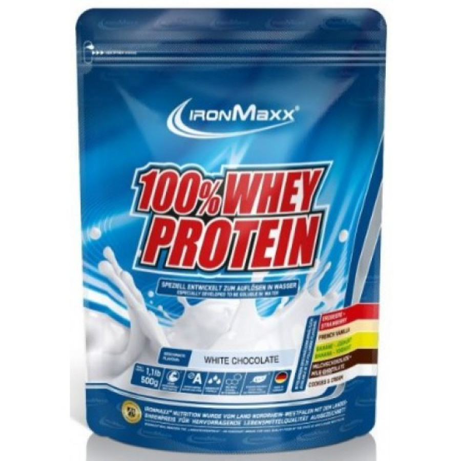 100% Whey Protein - 500 г (пакет) - Белый шоколад