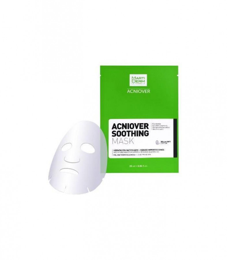 Маска Acniover Soothing Sheet Mask, MartiDerm, для проблемной кожи, 25 мл