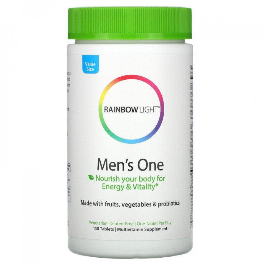 Поливитамины для мужчин, Men's One, Rainbow light, 150 таблеток