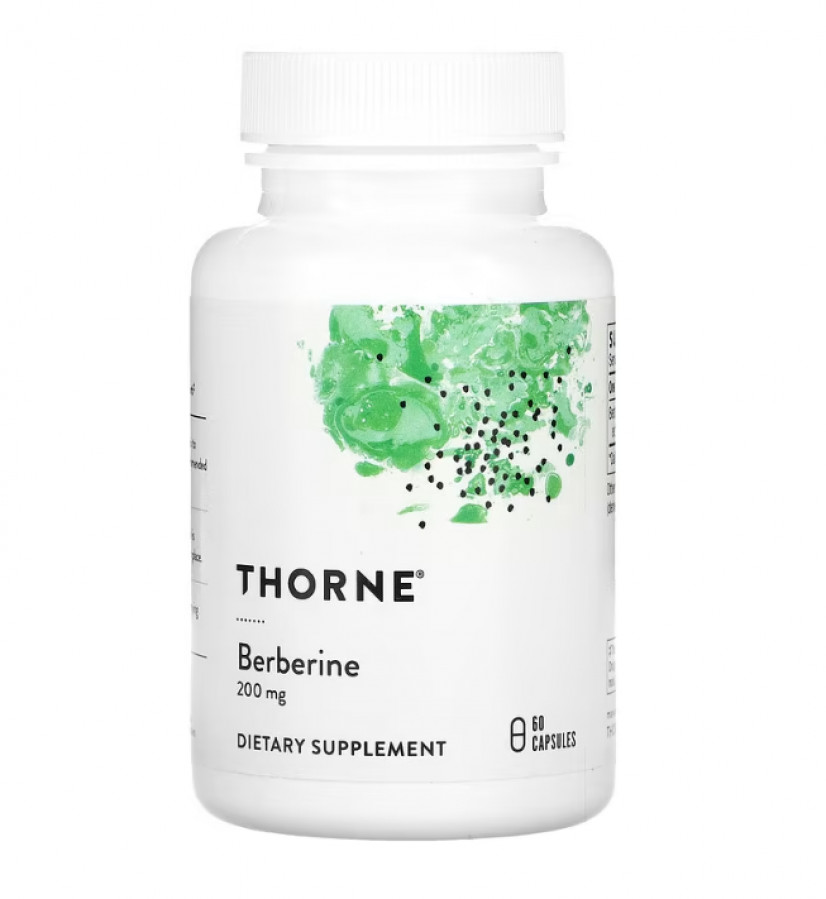 Берберин Thorne Research (Berbercap) 200 мг 60 капсул
