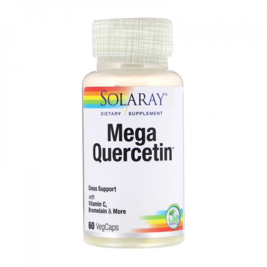 Мега-кверцетин "Mega Quercetin" Solaray, 60 капсул