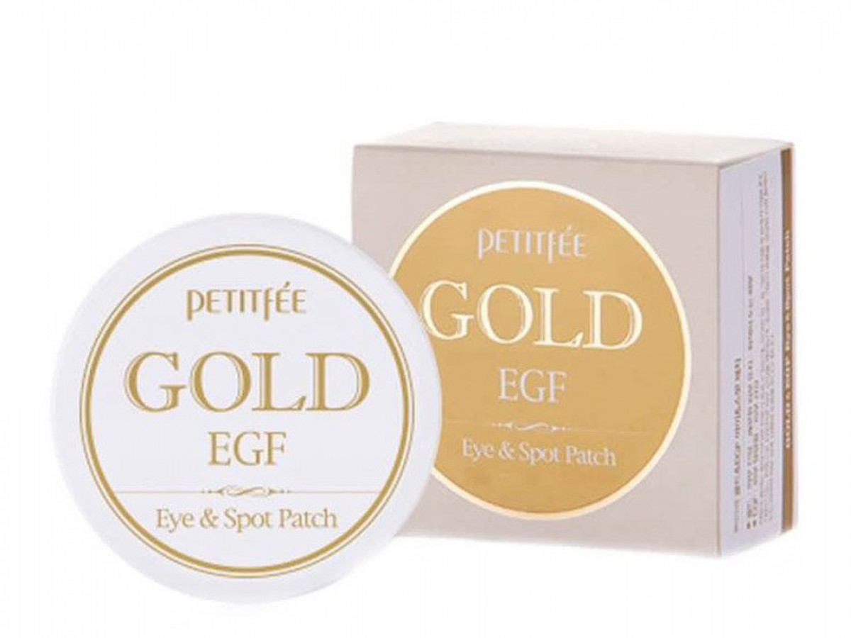Гидрогелевые патчи Gold & EGF Eye & Spot Patch, Petitfee, для глаз с коллоидным золотом и EGF, 60 шт (срок до 11/2021))