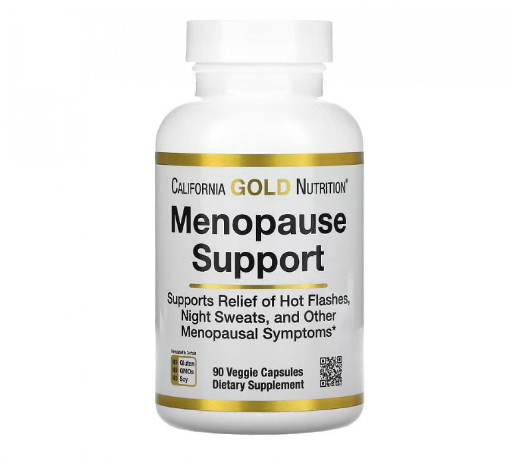 Добавка для поддержки в период менопаузы "Menopause Support" California Gold Nutrition, 90 капсул