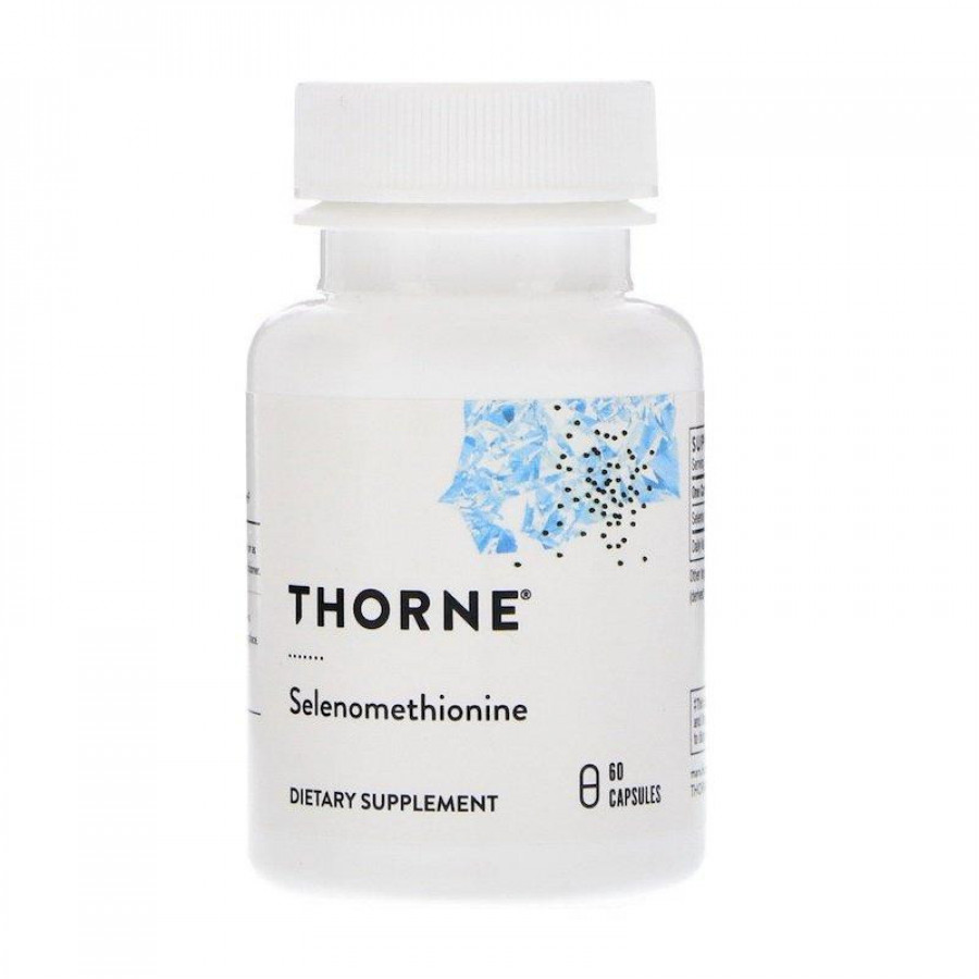 Селенметионин "Selenomethionine" Thorne Research, 200 мкг, 60 капсул