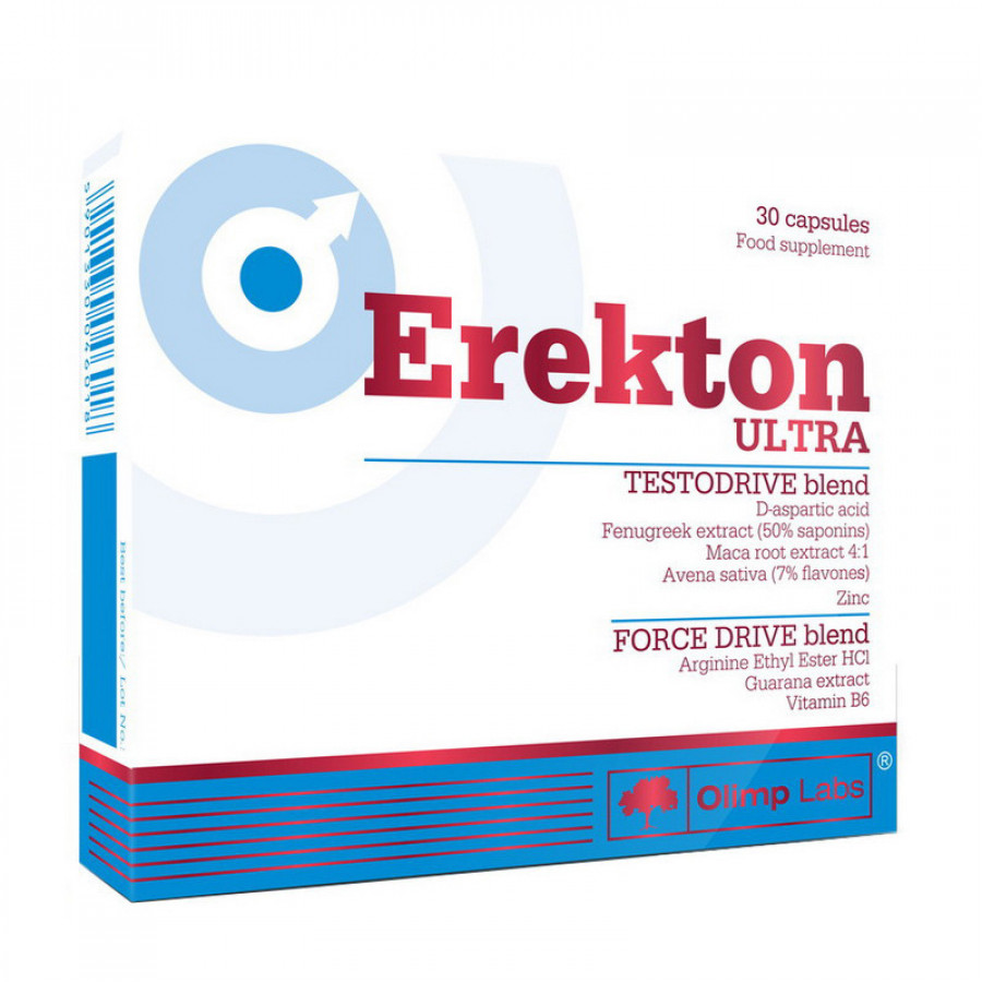 Комплекс для мужчин "Erekton Ultra" OLIMP, 30 капсул