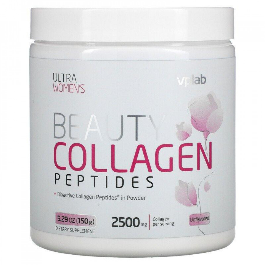 Коллагеновые пептиды "Ultra Womens Beauty Collagen Peptides" VP Lab, 150 г