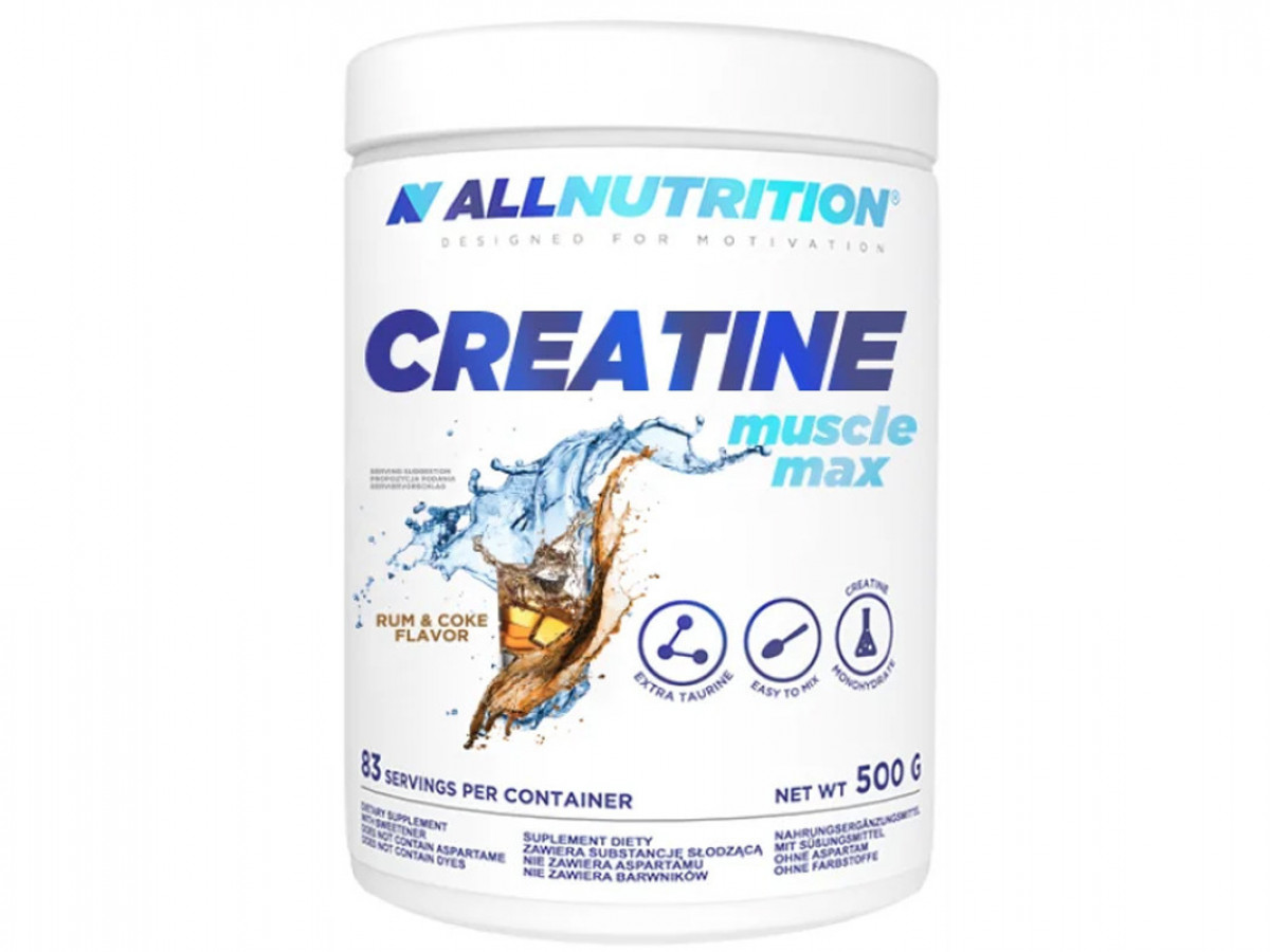 Уценка: Креатин Creatine Muscle Max, All Nutrition, красная смородина, 500 г (05/2021)