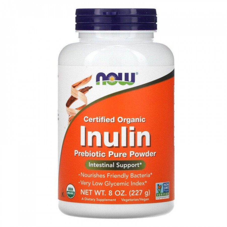 Чистый порошок инулина "Inulin Pure Powder" Now Foods, 227 г