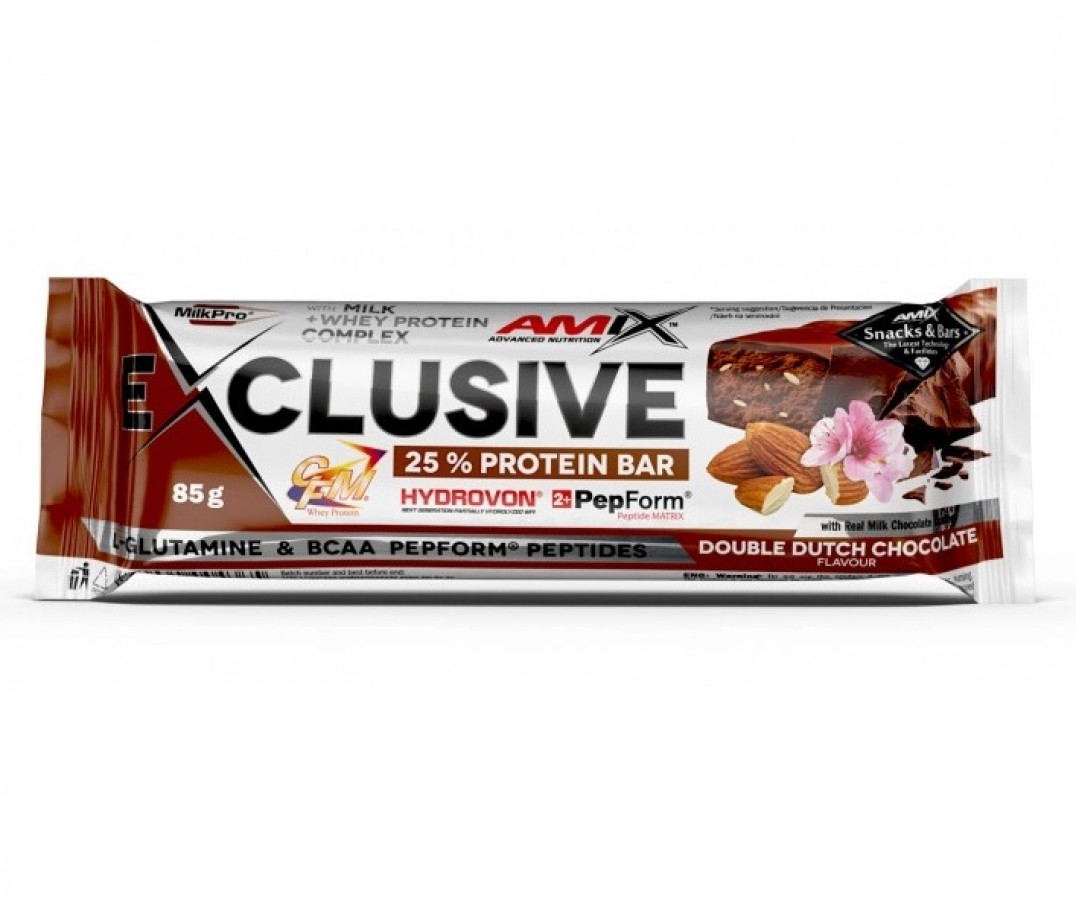 Батончик Exclusive Protein Bar - 40г 1/24 - double dutch chocolate