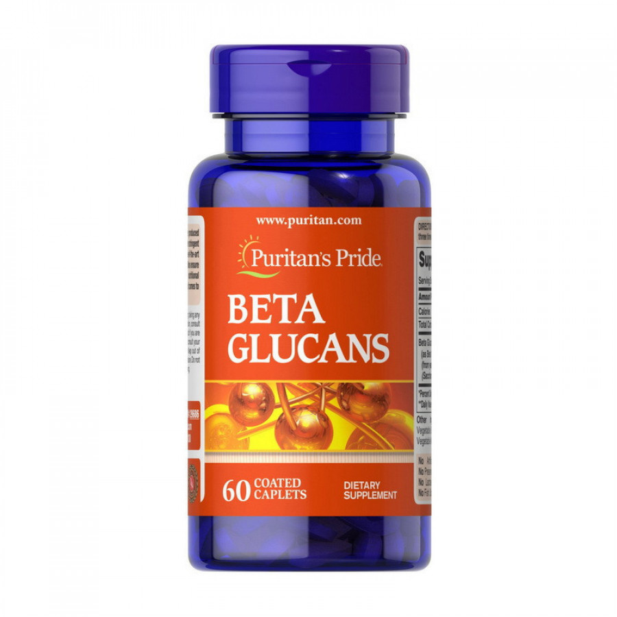 Бета-глюканы "Beta Glucans" Puritan's Pride, 60 таблеток