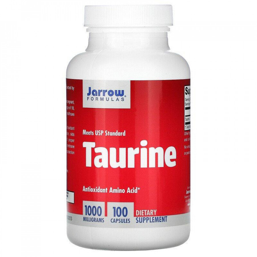 Таурин, 1000 мг, Jarrow Formulas, 100 капсул