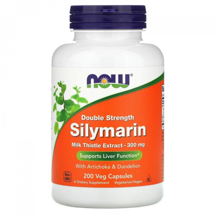 Силимарин, экстракт расторопши, 300 мг, Now Foods, 200 капсул