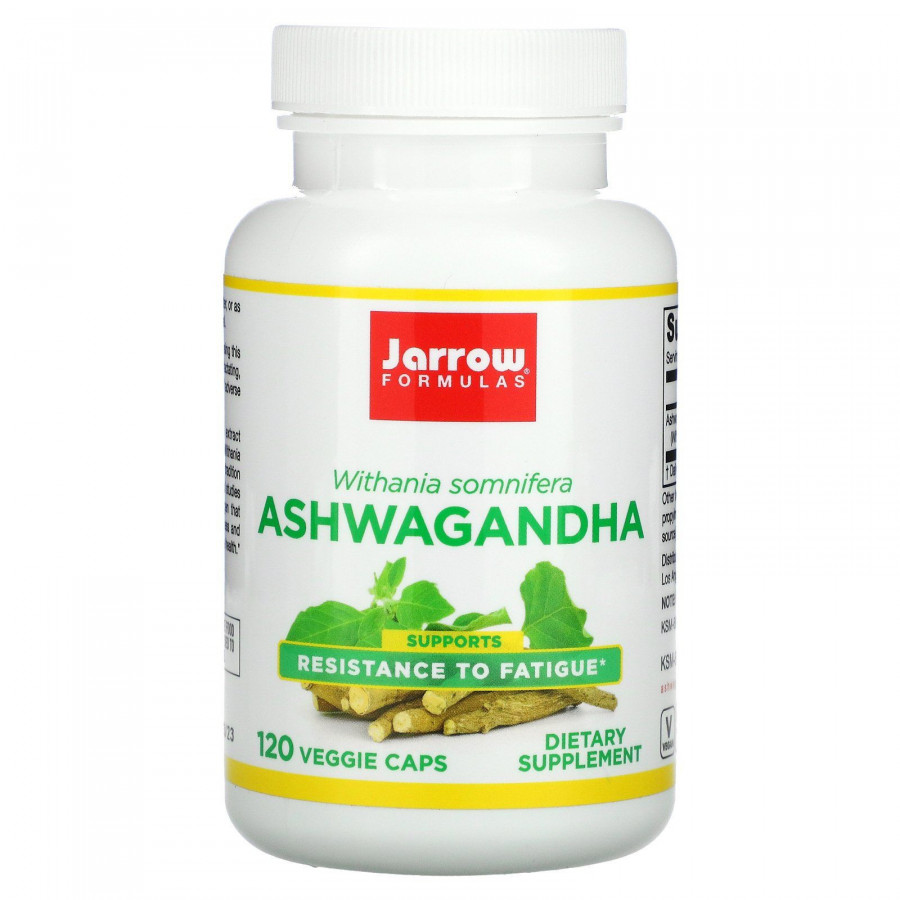 Ашваганда, Jarrow Formulas, 300 мг, 120 растительных капсул