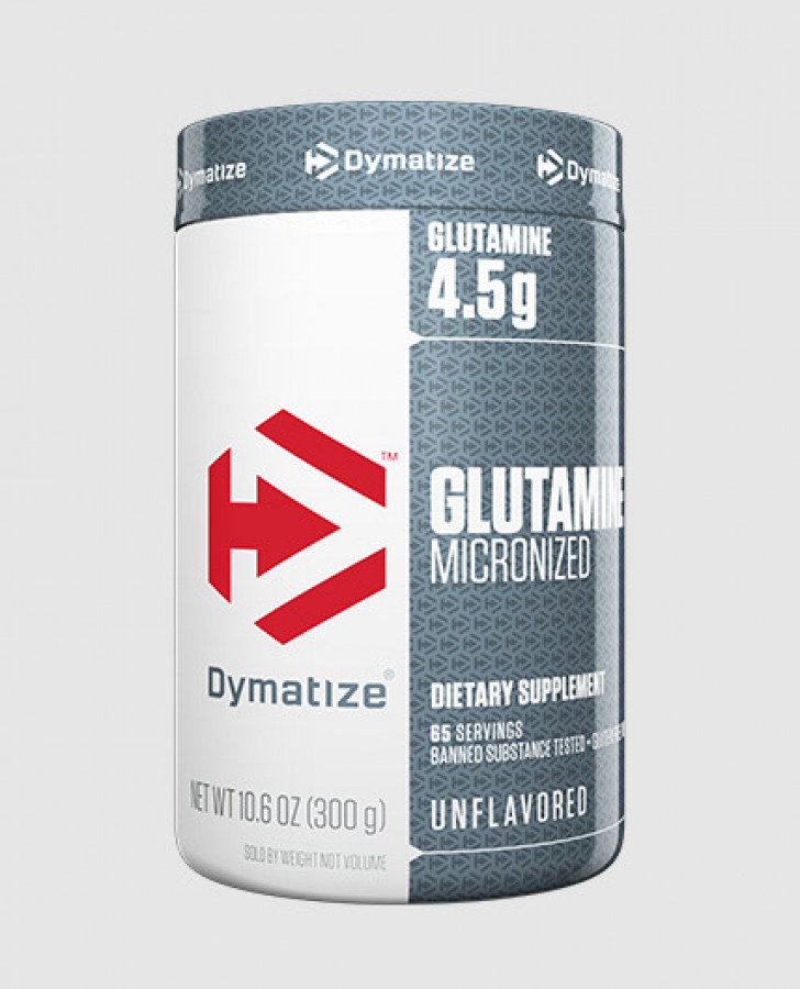 L-глютамин "Glutamine" Dymatize, 4500 мг, 300 г