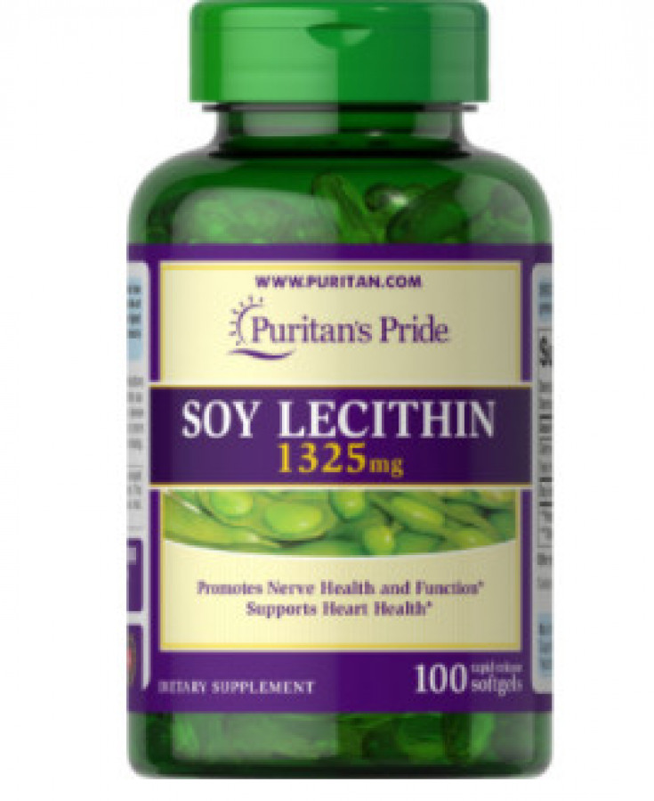 Соевый лецитин, 1325 мг, Puritan's Pride, 100 капсул